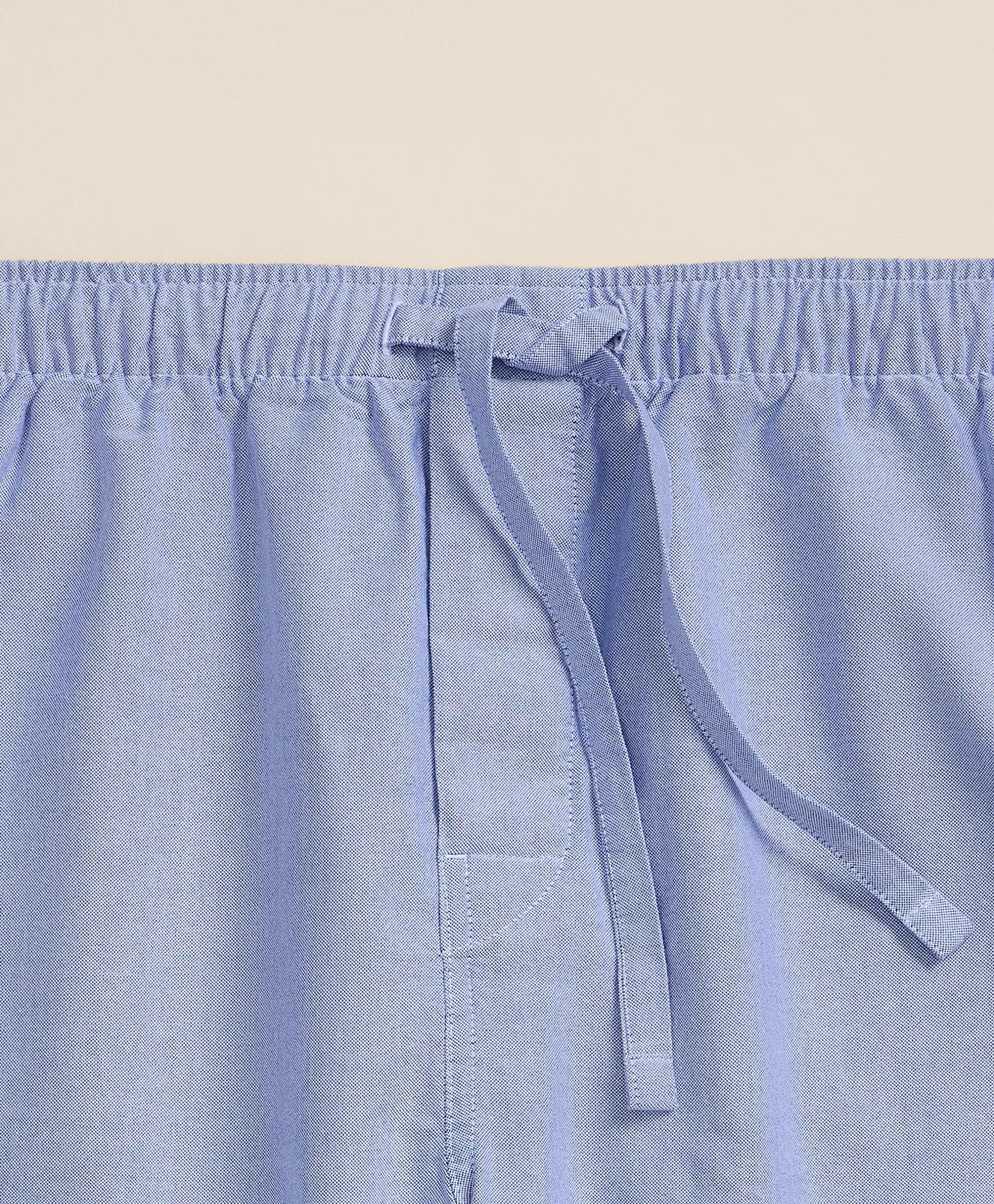 Cotton Oxford Lounge Shorts, image 2