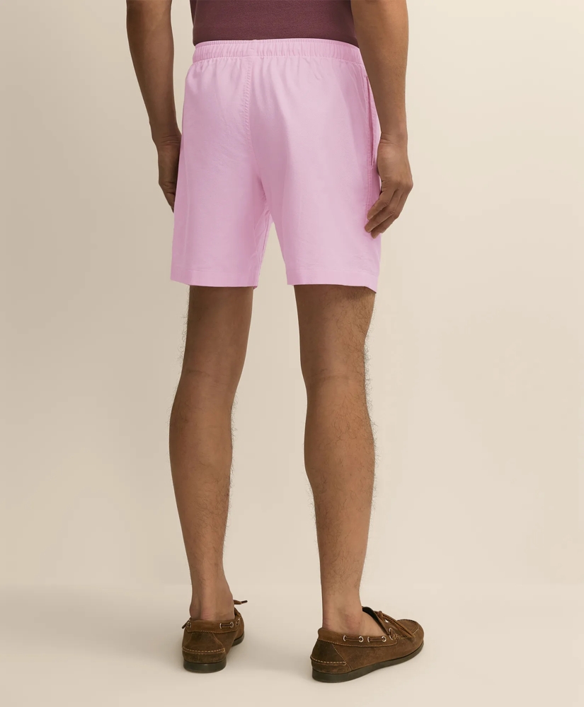 Cotton Oxford Lounge Shorts, image 4