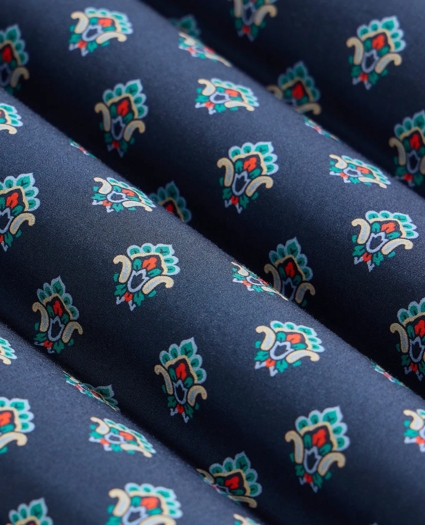 Cotton Broadcloth Foulard Pajamas, image 4