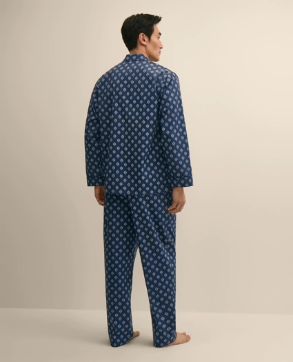 Cotton Broadcloth Foulard Pajamas, image 7
