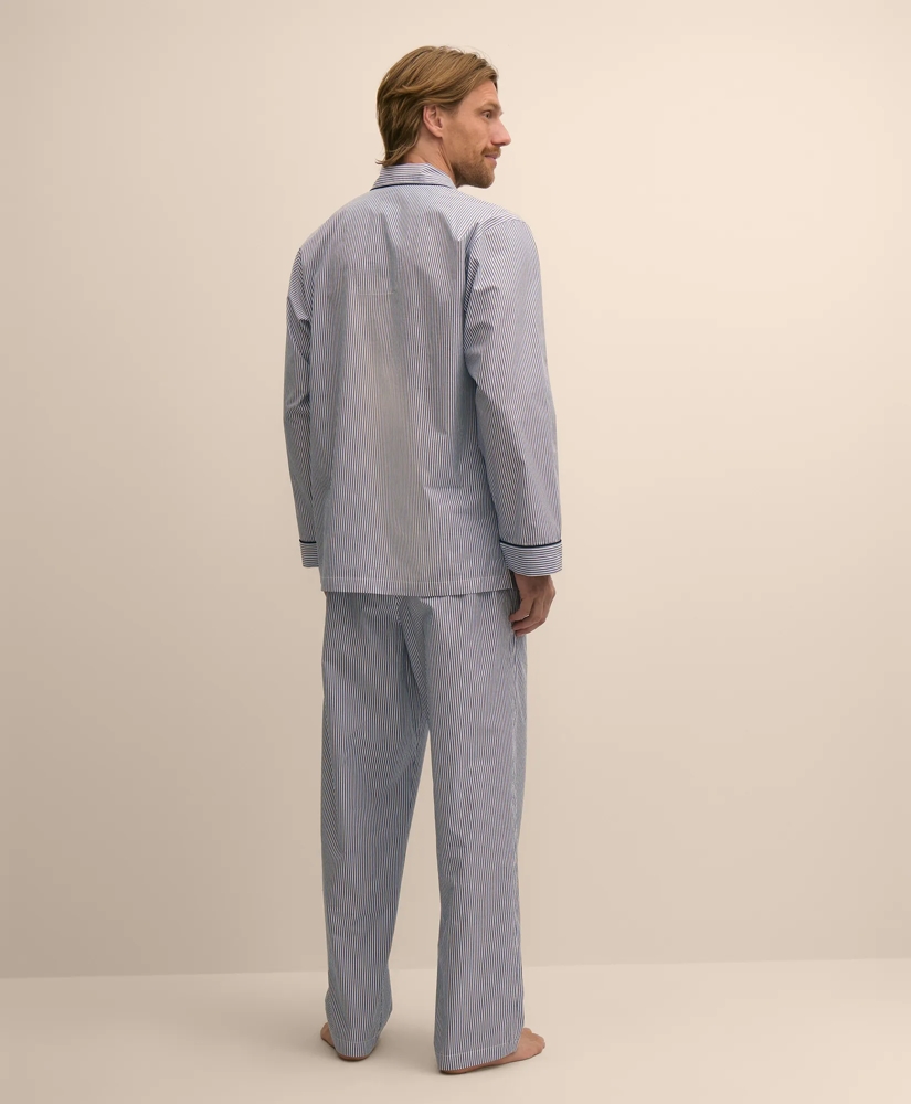 Cotton Broadcloth Striped Pajamas, image 3