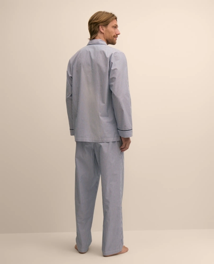 Cotton Broadcloth Striped Pajamas, image 3