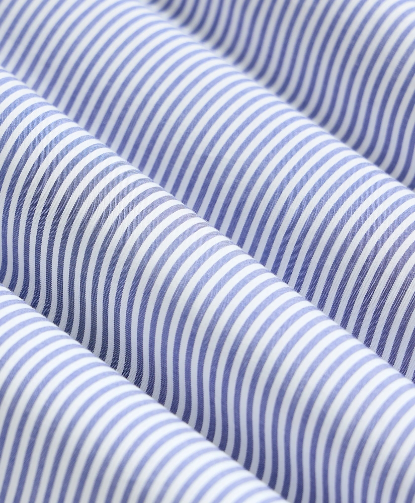 Cotton Broadcloth Striped Night Shirt, image 3