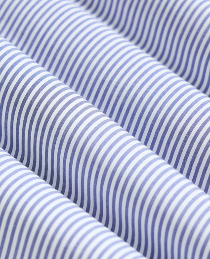 Cotton Broadcloth Striped Night Shirt, image 3