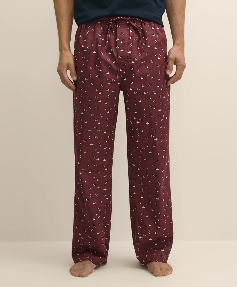 Cotton Broadcloth Mallard Lounge Pants, image 2