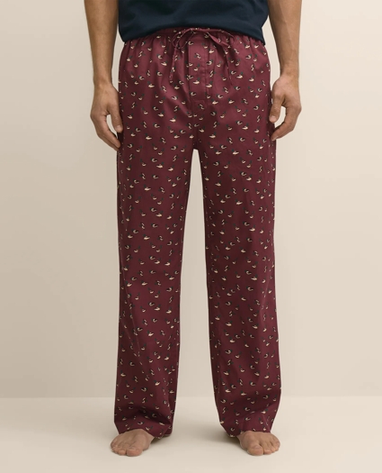 Cotton Broadcloth Mallard Lounge Pants, image 2