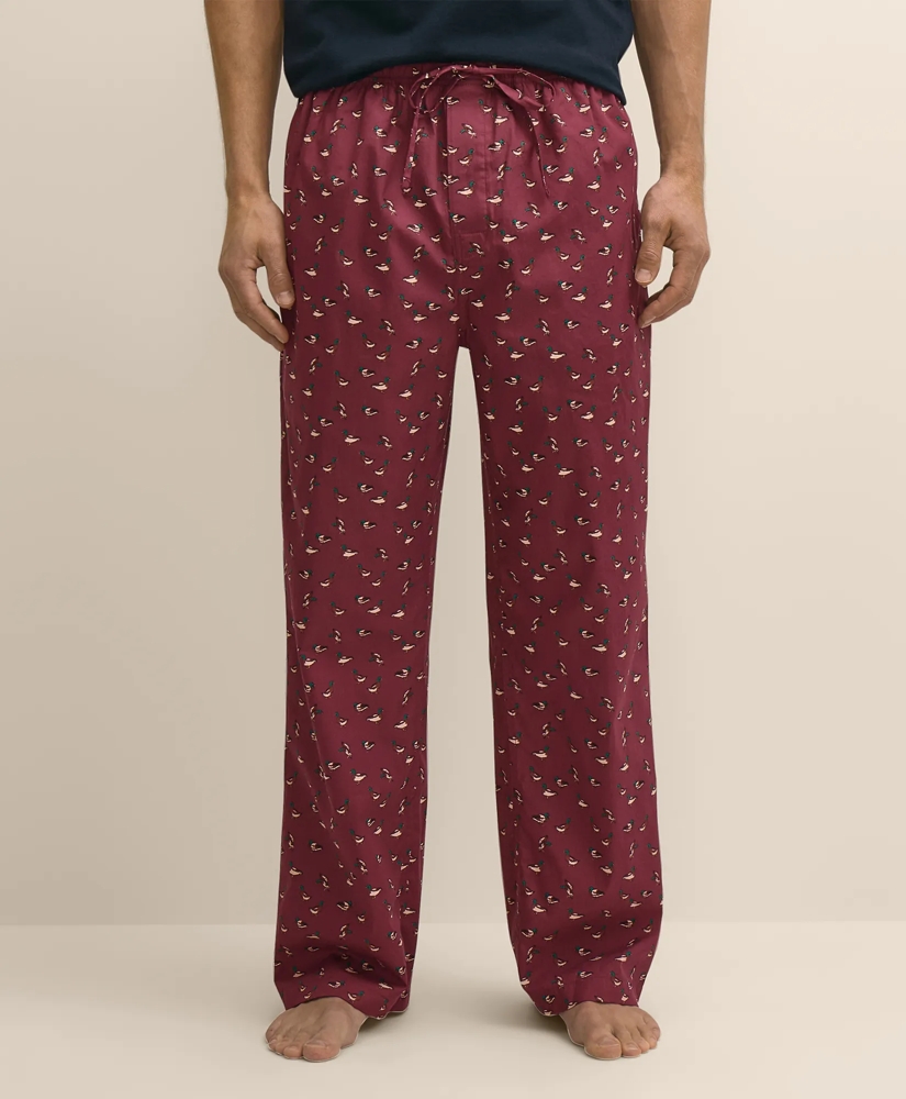 Cotton Broadcloth Mallard Lounge Pants, image 2