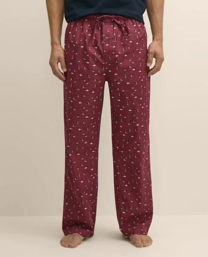Cotton Broadcloth Mallard Lounge Pants, image 2