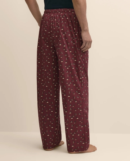 Cotton Broadcloth Mallard Lounge Pants, image 3