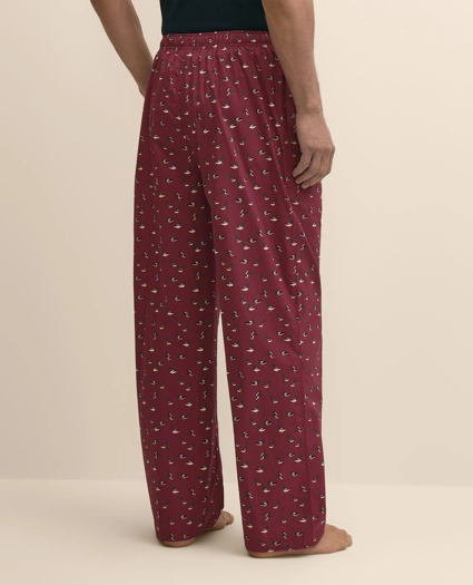 Cotton Broadcloth Mallard Lounge Pants, image 3