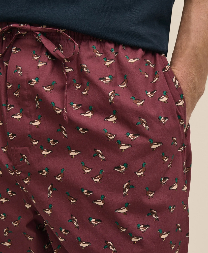Cotton Broadcloth Mallard Lounge Pants, image 4