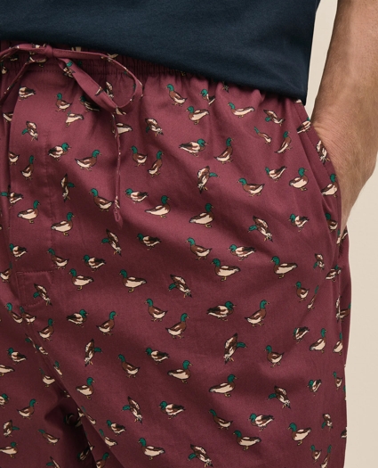 Cotton Broadcloth Mallard Lounge Pants, image 4