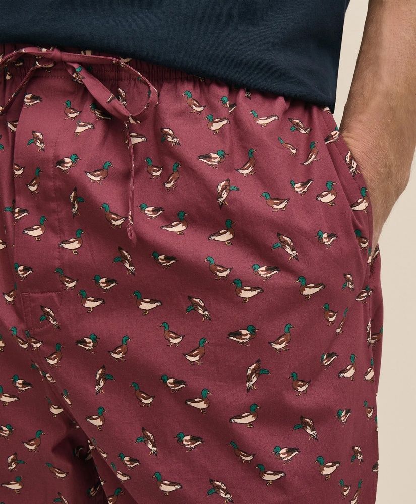 Cotton Broadcloth Mallard Lounge Pants, image 4