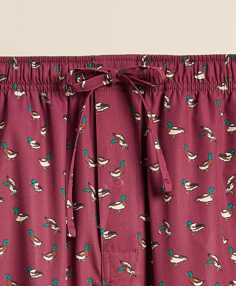 Cotton Broadcloth Mallard Lounge Pants, image 6