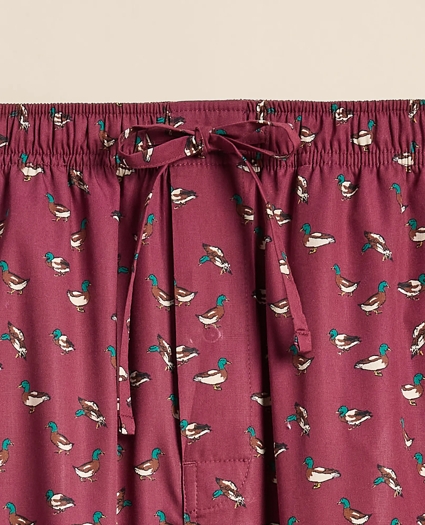 Cotton Broadcloth Mallard Lounge Pants, image 6