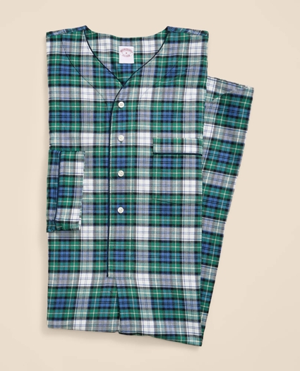 Cotton Flannel Plaid Nightshirt