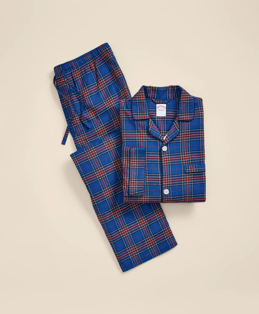 Cotton Flannel Plaid Pajama Set, image 2