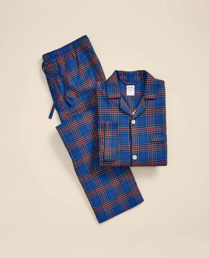 Cotton Flannel Plaid Pajama Set, image 2