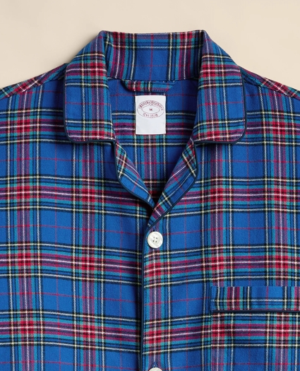 Cotton Flannel Plaid Pajama Set, image 6