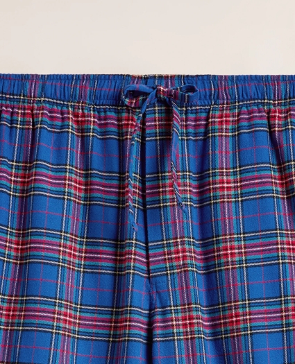 Cotton Flannel Plaid Pajama Set, image 8
