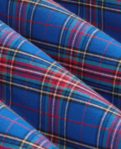 Cotton Flannel Plaid Pajama Set, image 9