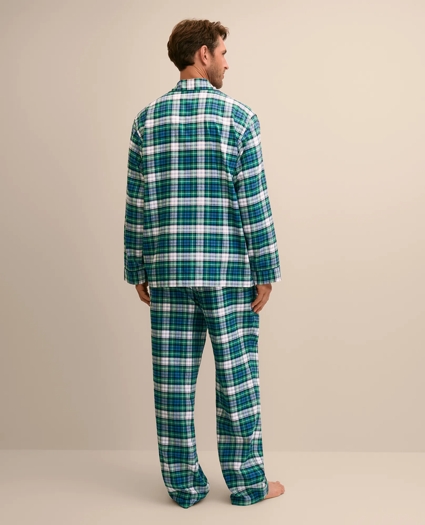 Cotton Flannel Plaid Pajama Set, image 5