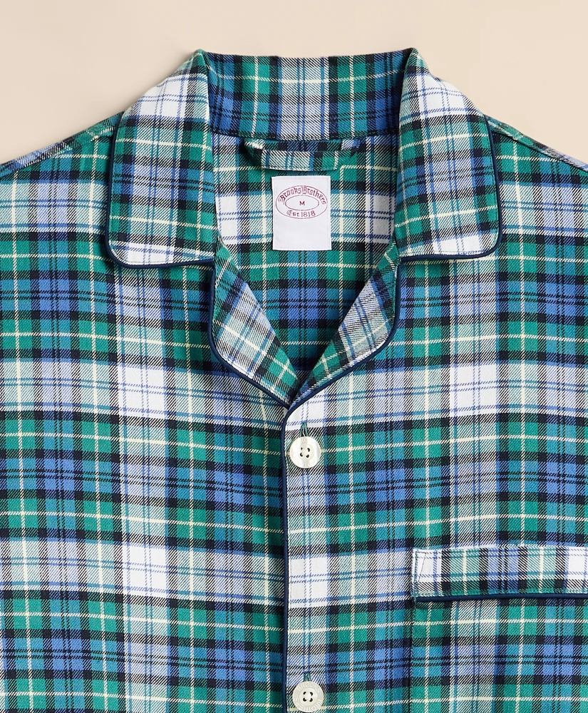 Cotton Flannel Plaid Pajama Set, image 6