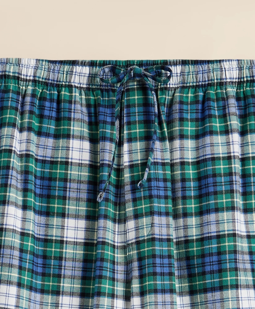 Cotton Flannel Plaid Pajama Set, image 8