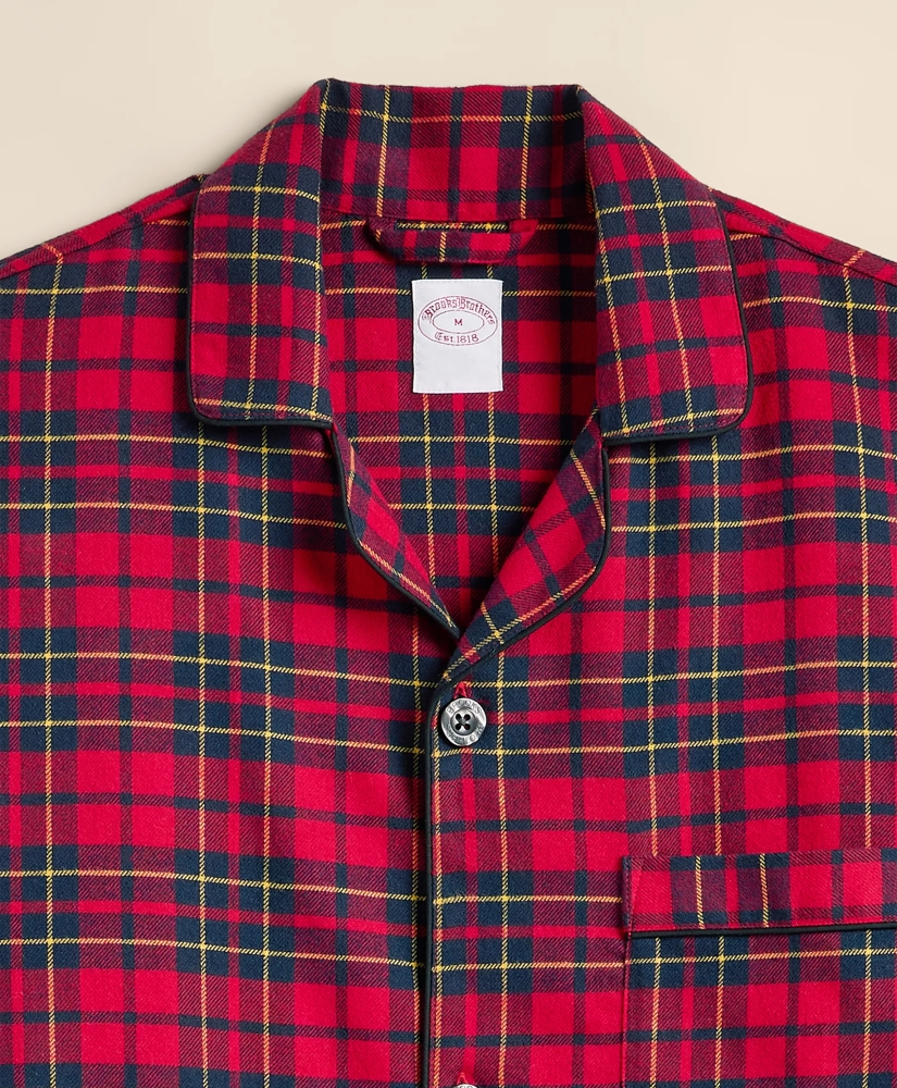 Cotton Flannel Plaid Pajama Set, image 10