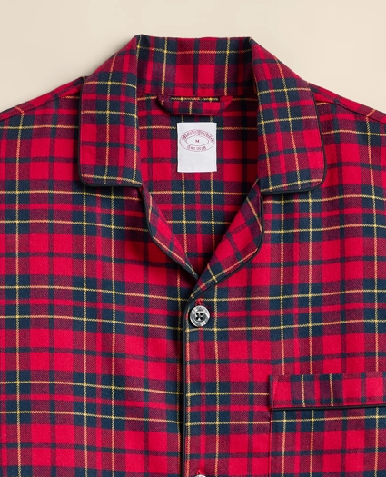 Cotton Flannel Plaid Pajama Set, image 10