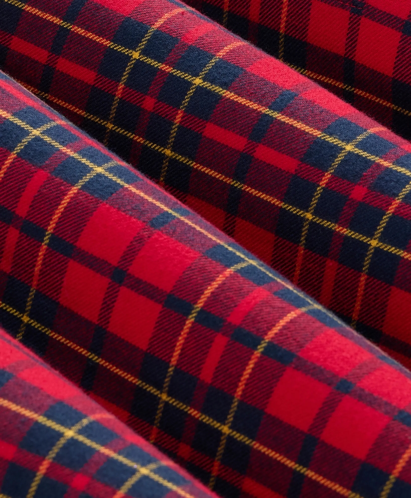 Cotton Flannel Plaid Pajama Set, image 6
