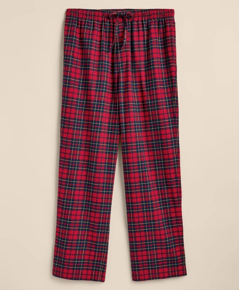 Cotton Flannel Plaid Pajama Set, image 8