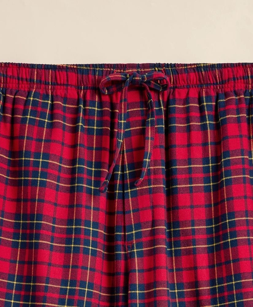 Cotton Flannel Plaid Pajama Set, image 9