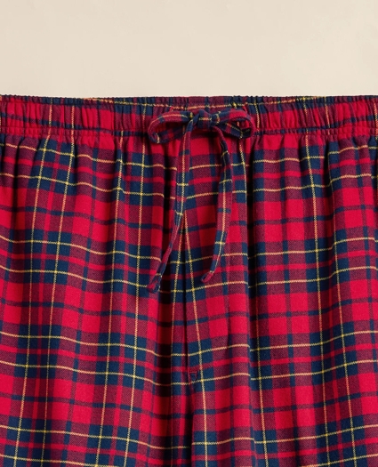 Cotton Flannel Plaid Pajama Set, image 9
