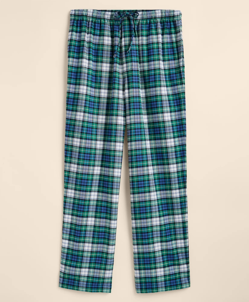 Cotton Flannel Plaid Lounge Pants, image 2
