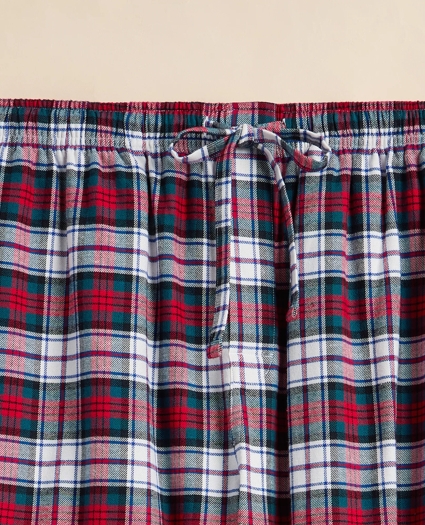 Cotton Flannel Plaid Lounge Pants, image 5