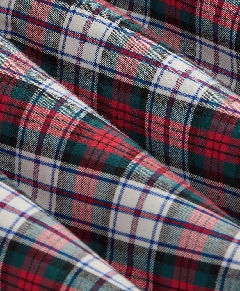 Cotton Flannel Plaid Lounge Pants, image 6