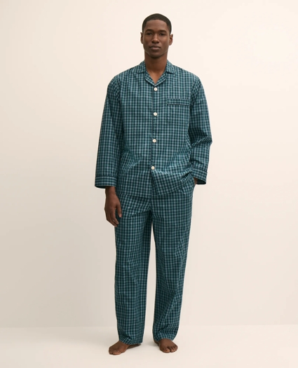 Cotton Broadcloth Tartan Pajamas