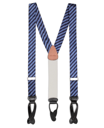 Diagonal Stripe Suspenders