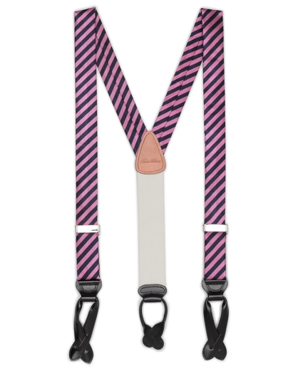 Diagonal Stripe Suspenders