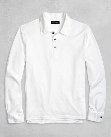 Golden Fleece® Long-Sleeve Polo Shirt, image 1