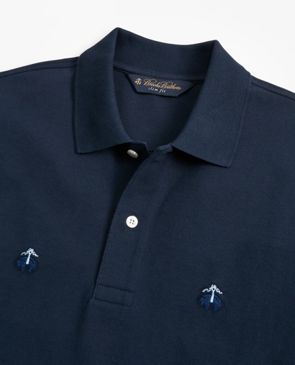 Slim Fit Embroidered Golden Fleece® Polo Shirt, image 2