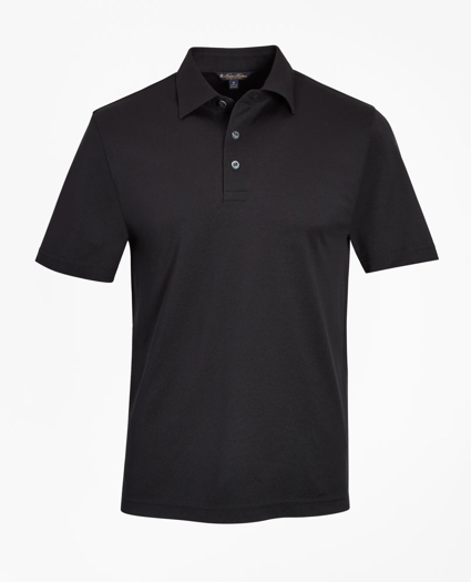 Premium Extra-Fine Supima® Cotton Pique Short-Sleeve Polo Shirt, image 1