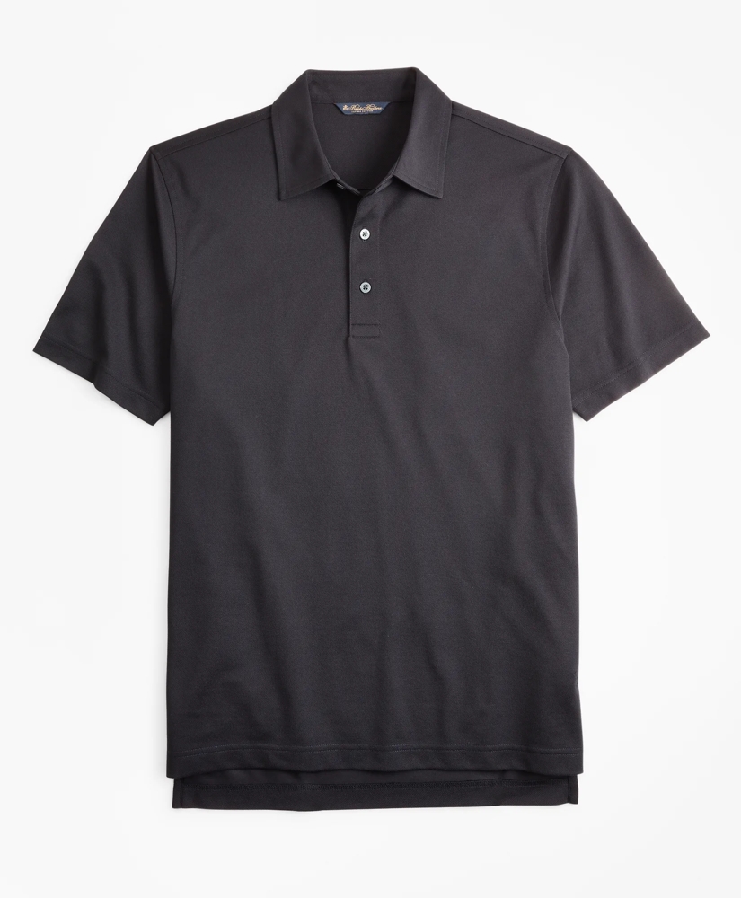 Premium Extra-Fine Supima® Cotton Pique Short-Sleeve Polo Shirt, image 2