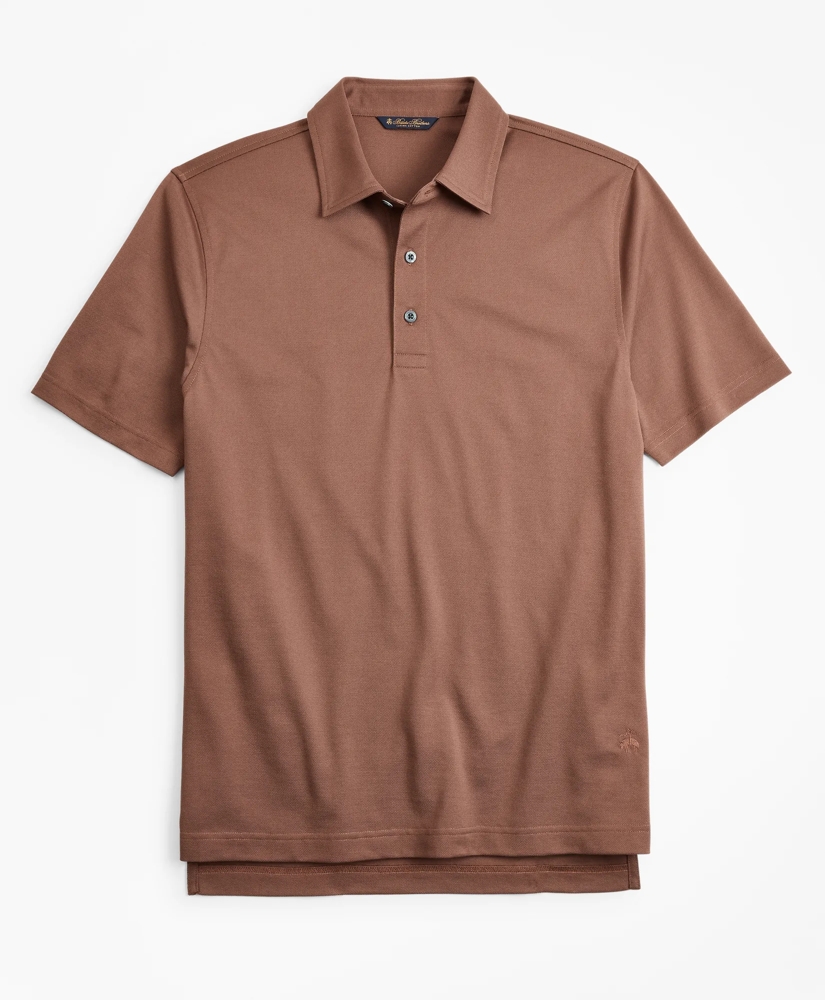 Premium Extra-Fine Supima&reg; Cotton Pique Short-Sleeve Polo Shirt, image 2