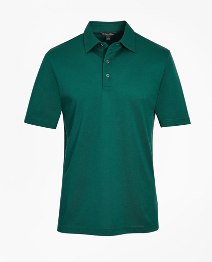 Premium Extra-Fine Supima® Cotton Pique Short-Sleeve Polo Shirt, image 1