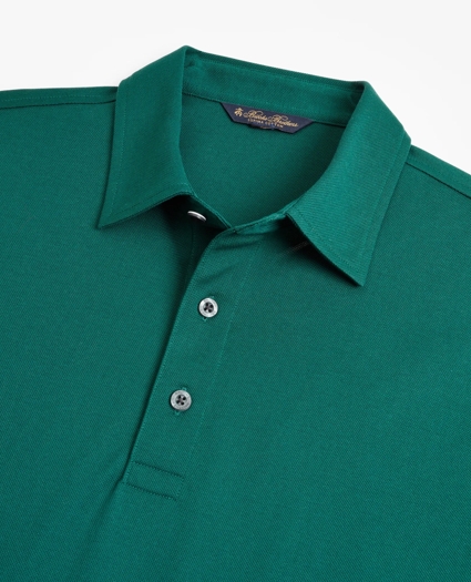 Premium Extra-Fine Supima® Cotton Pique Short-Sleeve Polo Shirt, image 3