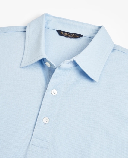 Premium Extra-Fine Supima&reg; Cotton Pique Short-Sleeve Polo Shirt, image 3