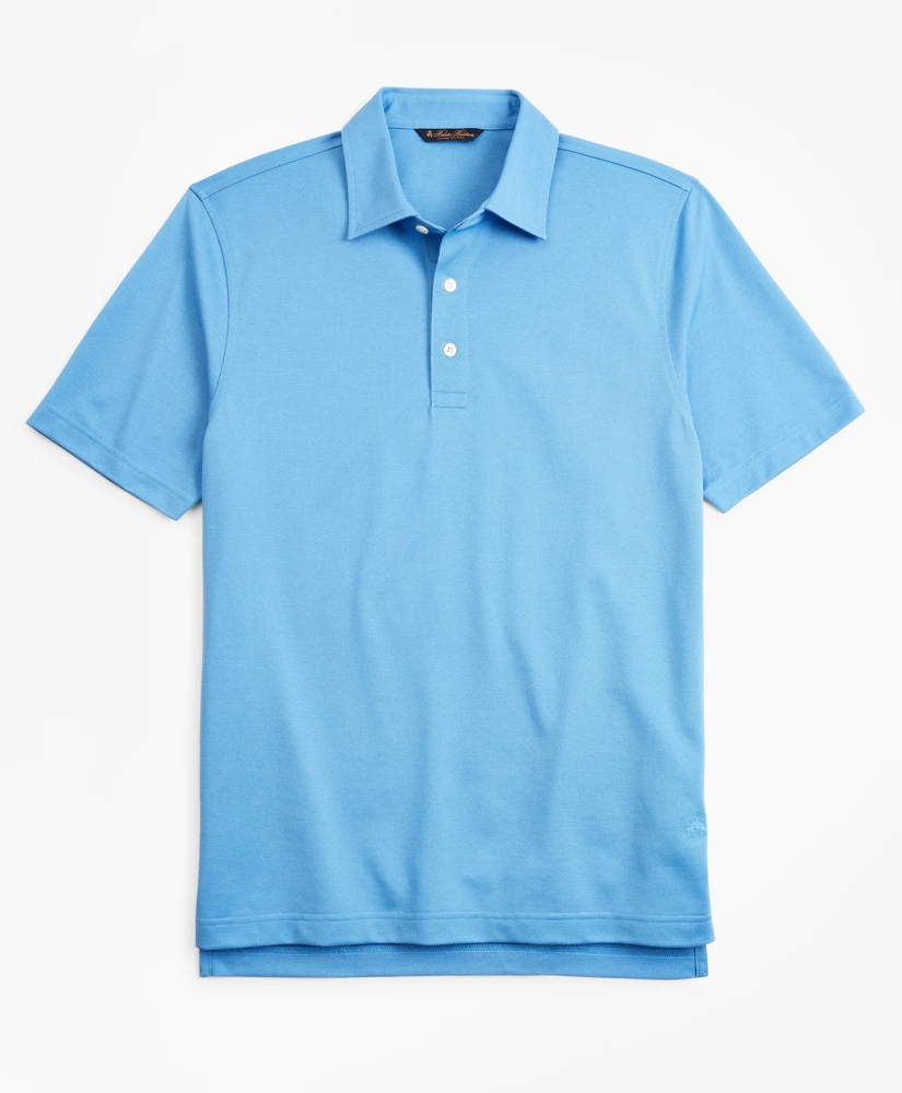Premium Extra-Fine Supima&reg; Cotton Pique Short-Sleeve Polo Shirt, image 2