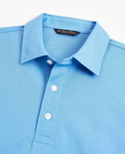 Premium Extra-Fine Supima&reg; Cotton Pique Short-Sleeve Polo Shirt, image 3